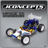 Mirage WSE SS 1993 Worlds RC10 Body w/5.5in Wing