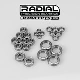 Tlr 22X Dc | 22X Ac Radial Nmb Bearing Set 24Pc
