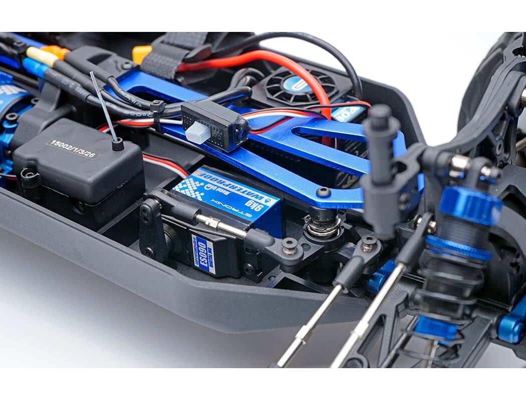Ftx Khaos 1/10 Brushless 4Wd Truggy Rtr With 3S Lipo And Charger - Blue