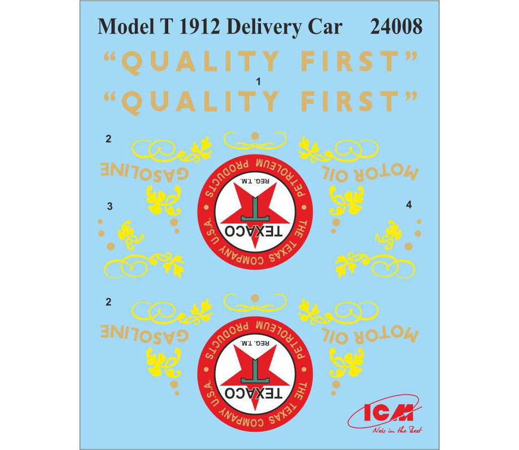 Icm The Various 'Tin Lizzie' Ford Model T Variants (Set Of 3)