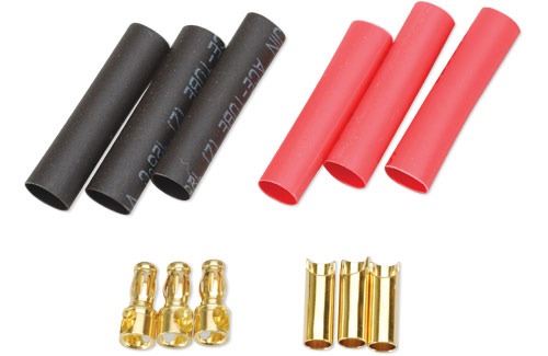 Ripmax Gold Connector 3.5mm w/H.S (3pr)