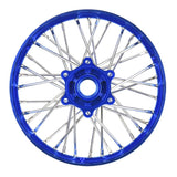 Pro 1/4 Pro-Spec Aluminum V2 Bead Rear Wheel Blue/Blue (1): Prom
