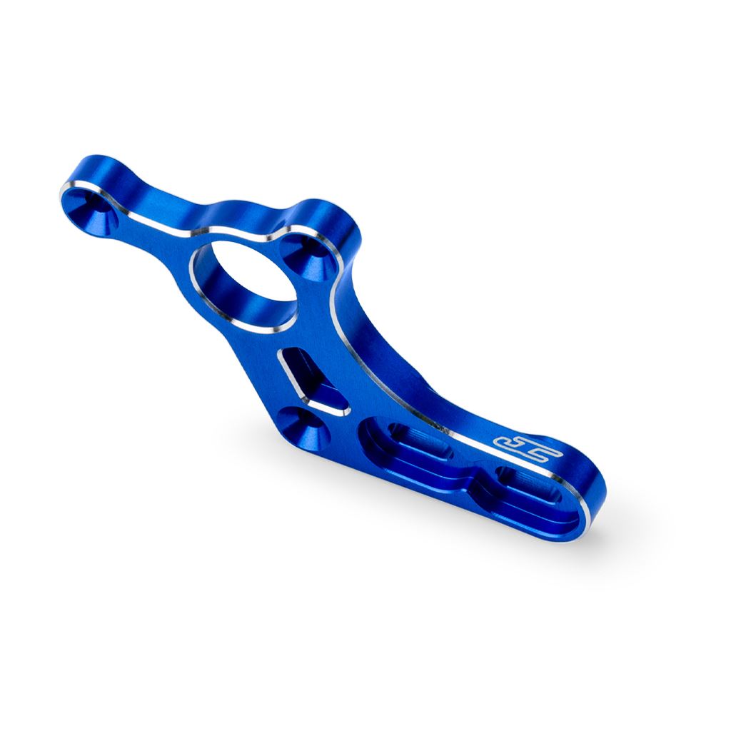 Rc10B7 Aluminum Motor Plate - Blue