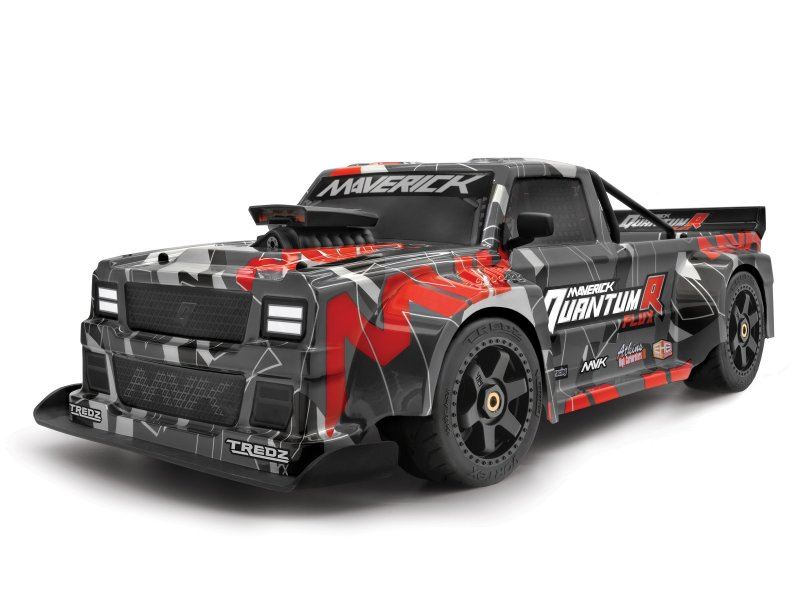Quantumr Race Truck Body (Black/Red)