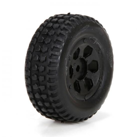 ECX Front/Rear Premount Tire:(2) 1:24 4WD Torment
