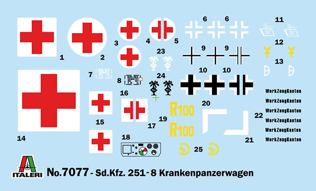 Italeri Sd.Kfz. 251/8 ambulance