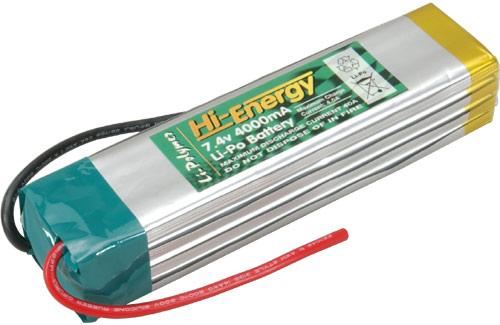 Hi-Energy 7.4v 4000mAh (10C)Li-Po.P