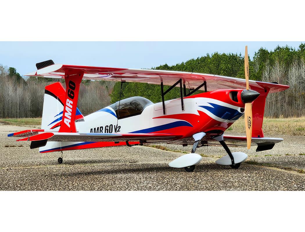 Precision Aerobatics Ultimate Amr 60 - White/Red/Blue