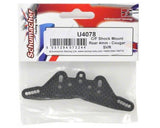 Schumacher C/F Shock Mount Rear 4mm - Cougar SVR