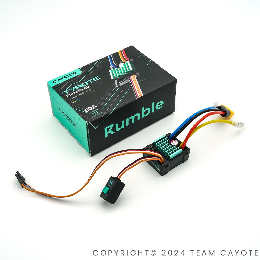 Tyrote Rumble 60 1/10 W/P Brushed Esc
