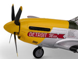 E Flite UMX P-51D Mustang inDetroit Missin BNF Basic with AS3X and SAF