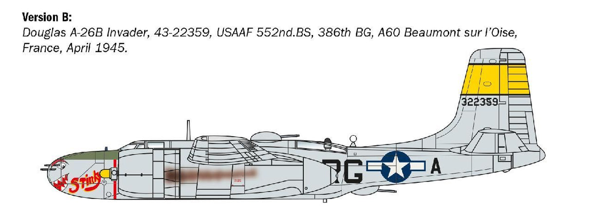 Italeri A-26 A/B Invader