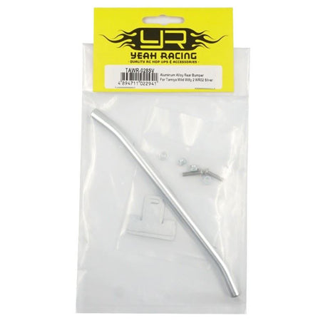 Yeah Racing Aluminum Alloy Rear Bumper For Tamiya Wild Willy 2 WR02 Silver