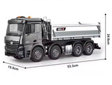 Huina Rc Pro Tipper Dumptruck 13Ch 8-Wheel With Metal Bucket