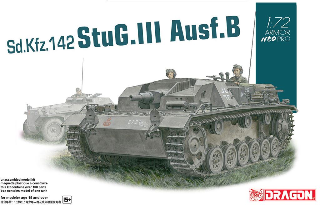 Dragon  1/72 STUG III AUSF B W/NEO TRACK