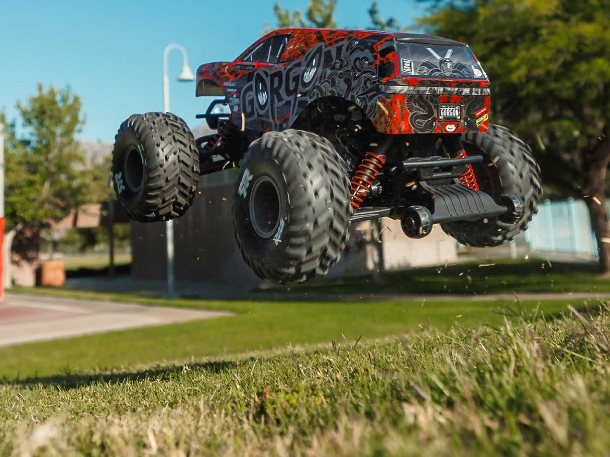 Arrma 1/10 Gorgon 223S 2Wd Rtr Monster Truck, Red/Black