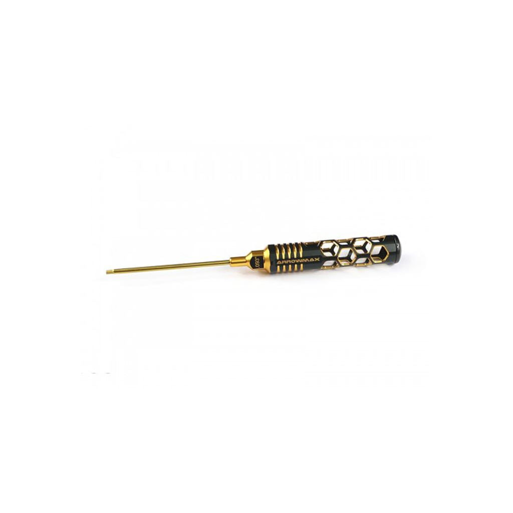 Arrowmax Allen Wrench .093(3/32)x 100mm Black Golden