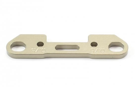 HOBAO VS CNC ALUM REAR LOWER ARM HOLDER 0.75 DEG. - RR.