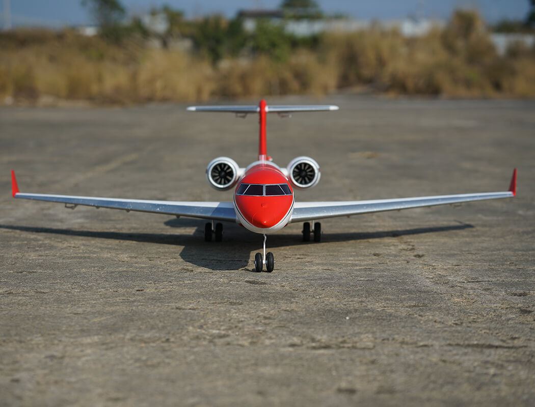 Xfly Twin 40Mm J-65 Edf Business Jet Pnp - Red