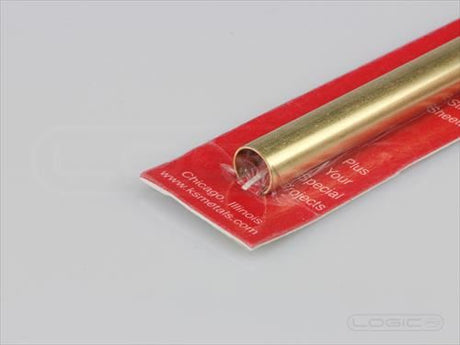 KS 12" Round Brass Tube 3/8" (Pk1) .014 Wall