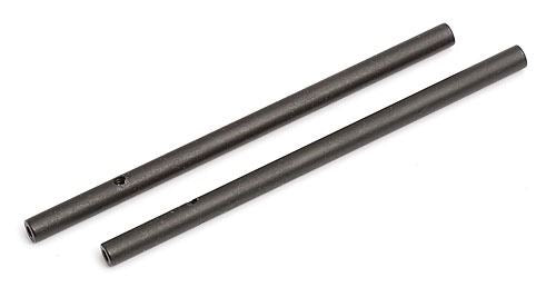 Team Associated RC10 Nose Brace Tubes Black (Worlds)