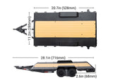 Axial 1/10 Scx10 Flat Bed Vehicle Trailer