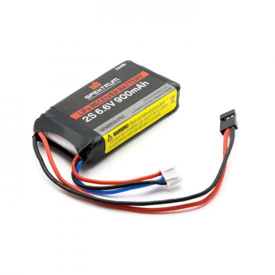Spektrum 900mAh 2S 6.6V Li-Fe Receiver Battery (SPMB900LFRX)