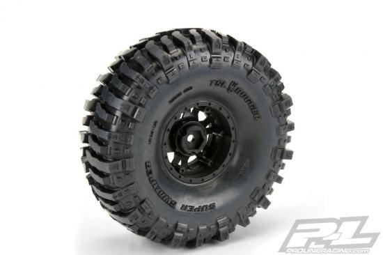 PROLINE INTERCO BOGGER 1.9" G8 TYRES ON IMPULSE BLK B/LOCK