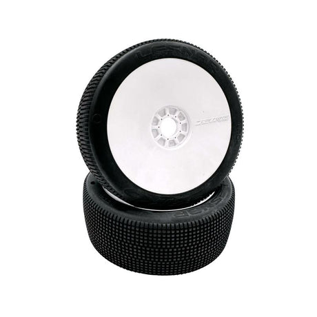 Jetko Lesnar Ultra Soft 1:8 Buggy Pre-Glued White Revo Rims (2)