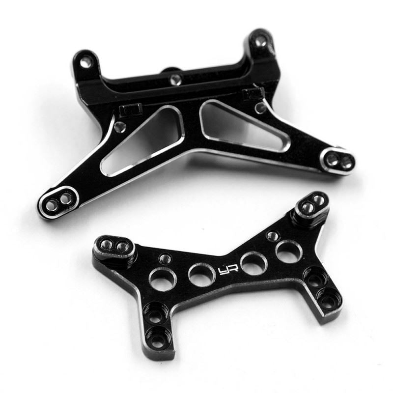 Yeah Racing Aluminum Shock Tower Set (F & R) For Losi 1/24 Micro-B 2Wd Buggy / 1/28 Micro-T Truck