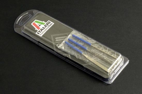 Italeri 3 Pcs Mini Diamond File Set - 100mm