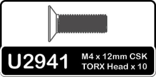 Schumacher Speed Pack - Torx M4x12 Csk