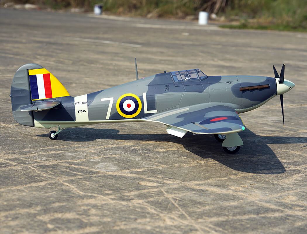 Xfly Hawker Sea Hurricane Mk1 Grey/Green 1200Mm Pnp
