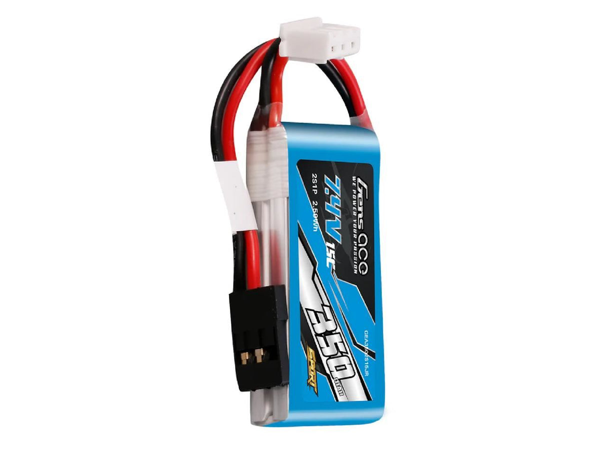 Gens Ace Li-Po Sport 2S 7.4V 350Mah 15C With Jr
