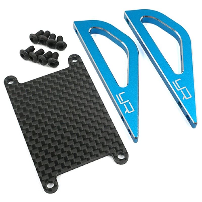 Yeah Racing Aluminum Graphite Roll Assist Bracket For Tamiya SW-01 Blue
