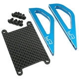 Yeah Racing Aluminum Graphite Roll Assist Bracket For Tamiya SW-01 Blue