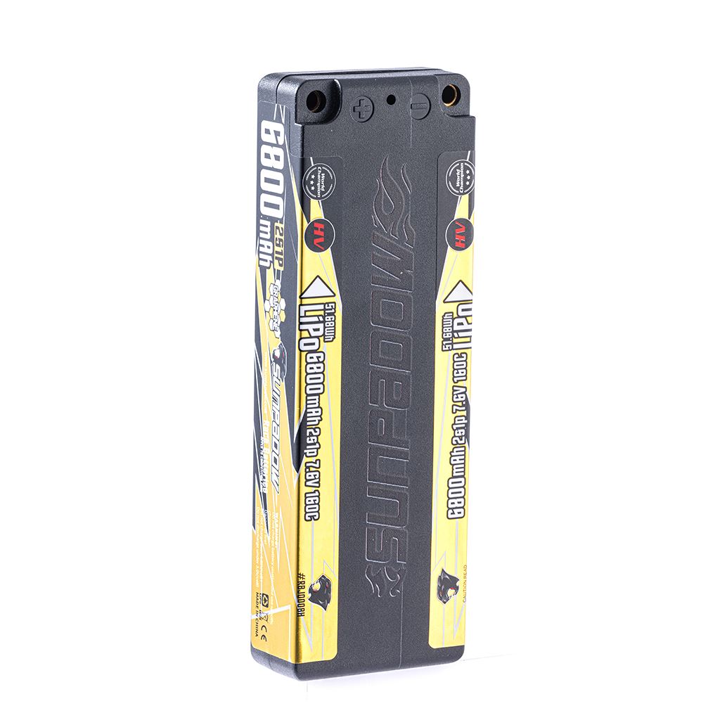 Sunpadow Lipo 6800Mah 7.6V 2S 160C Stick 19.5Mm