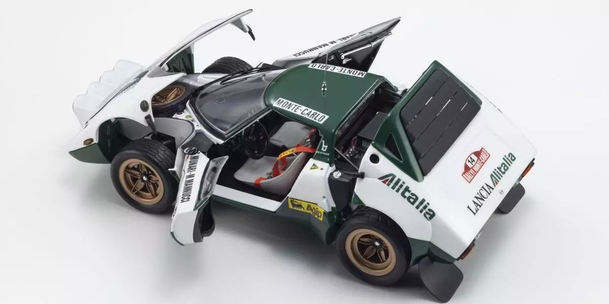 Kyosho 1:18 Lancia Stratos Hf S.Munari Winner Monte Carlo 1975 Nr.14