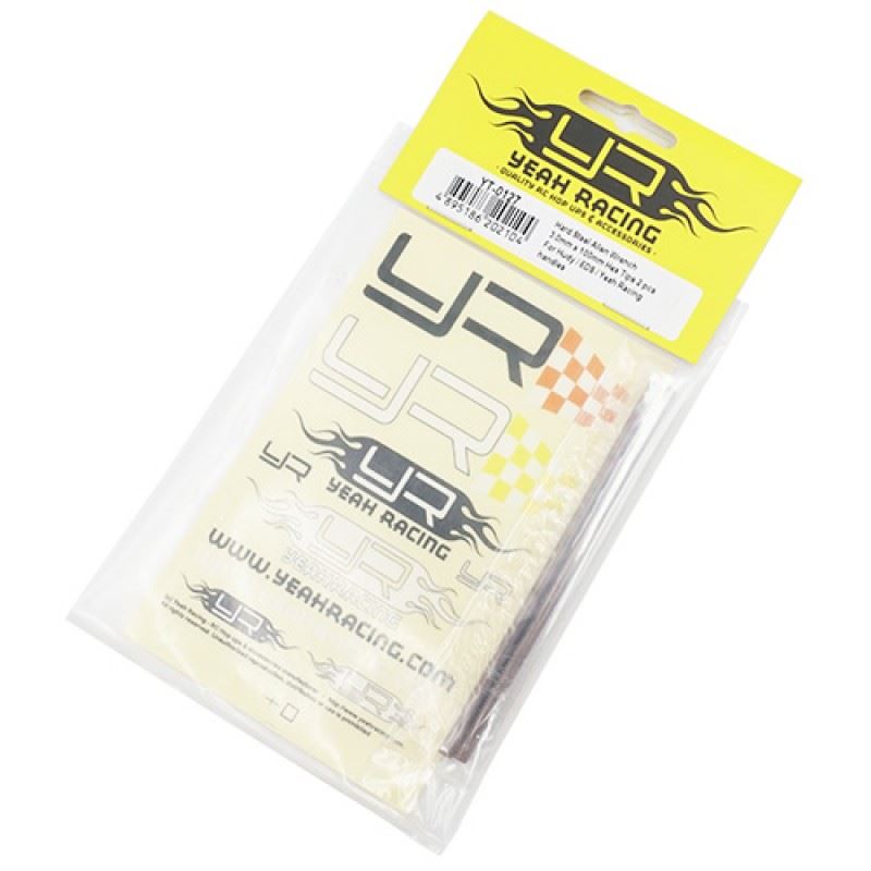 Yeah Racing Hard Steel Allen Wrench 3X100Mm Hex Tips 2 Pcs For Hudy Eds Handles