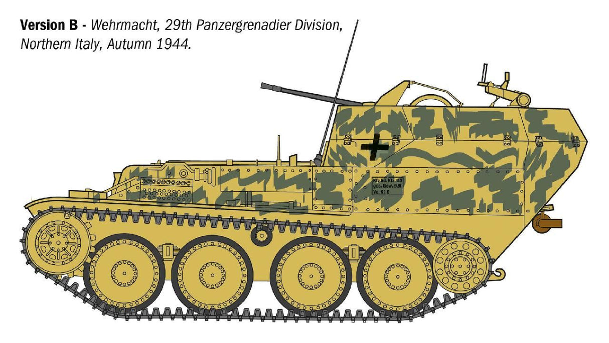Italeri Sd. Kfz. 140 Flakpanzer 38(T) Gepard