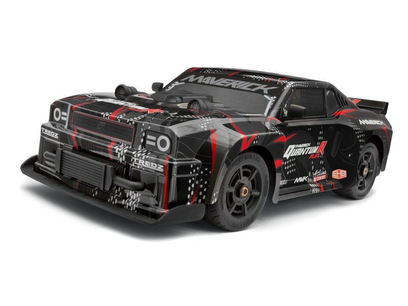 Quantumr Muscle Car Body - Black/Red