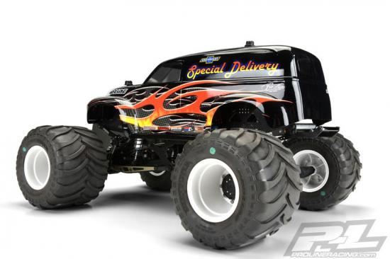 Proline Early 50'S Chevy Panel Truck Clear Body For Solid Axle