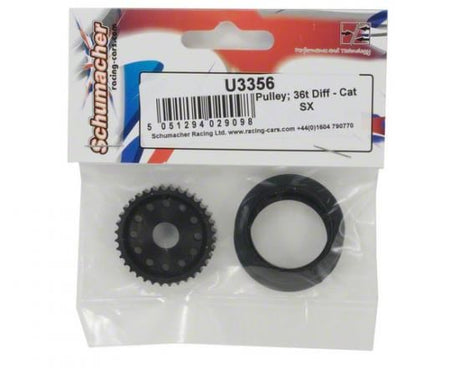 Schumacher Pulley; 36t Diff - Cat SX