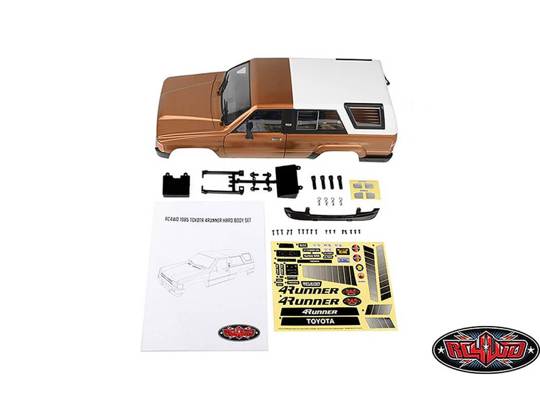 RC4WD 1985 TOYOTA 4RUNNER HARD BODY COMPLETE SET (BRIGHT GOLD METALLIC)