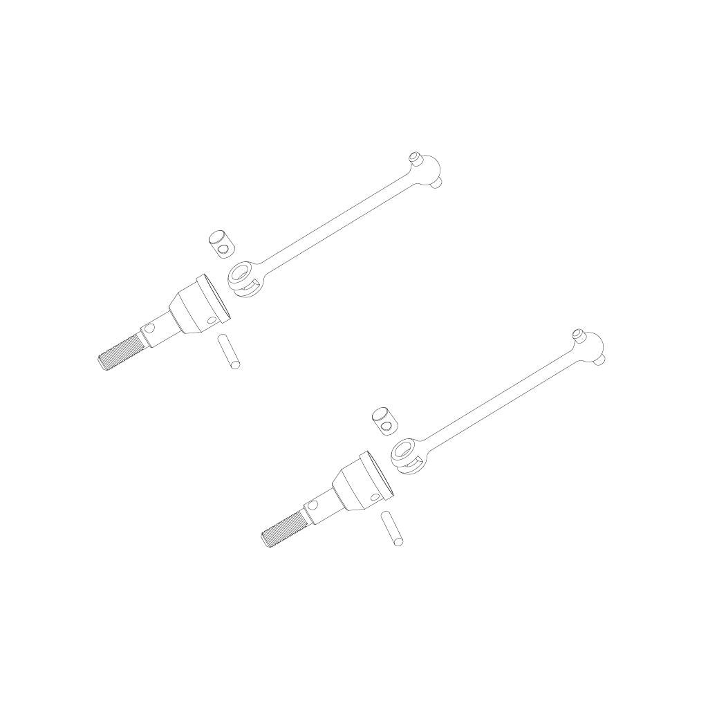 UDIRC Metal Front CVD Shafts