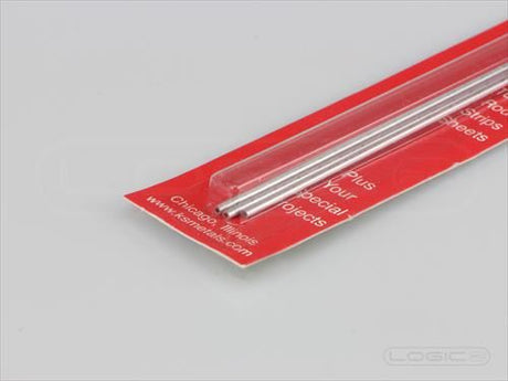 KS 12" Aluminium Tube 1/16" (Pk3) .014 Wall