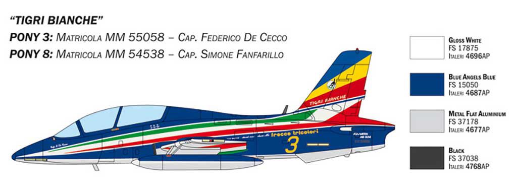 Italeri Aermacchi MB-339 “60th P.A.N. Anniversary”