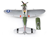 E Flite Micro P-47 Thunderbolt 625Mm Bnf Basic With As3X+ And Safe S