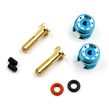 Yeah Racing Aluminum 4Mm Bullet Plug W/Grips