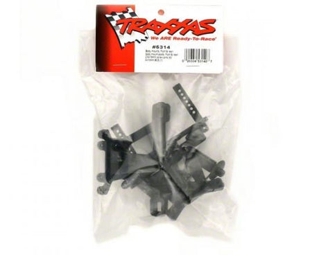 TRAXXAS Body mounts, Fr & Rr, body mount posts,2.5x18mm pins,4x10mm